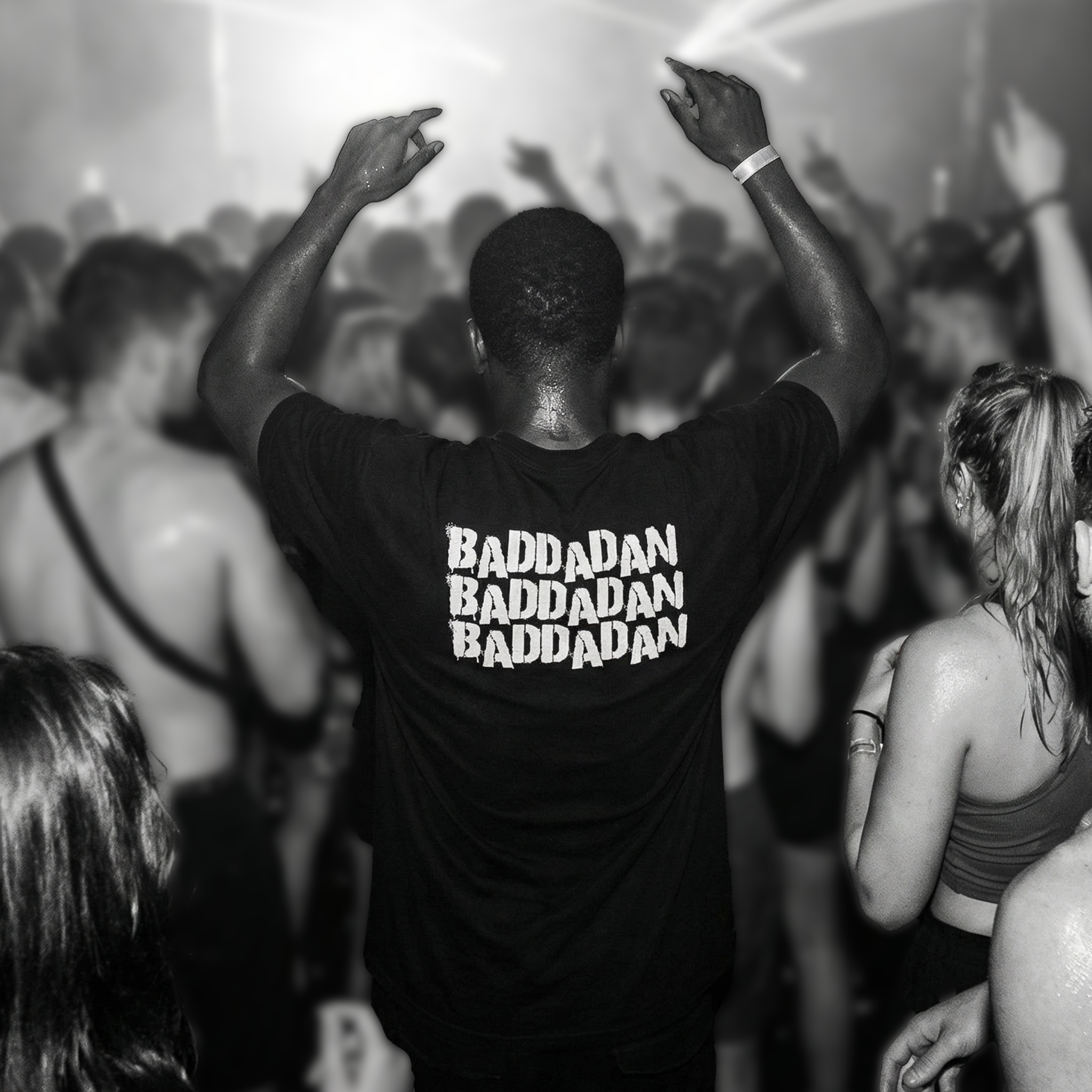 baddadan drum & bass t-shirt