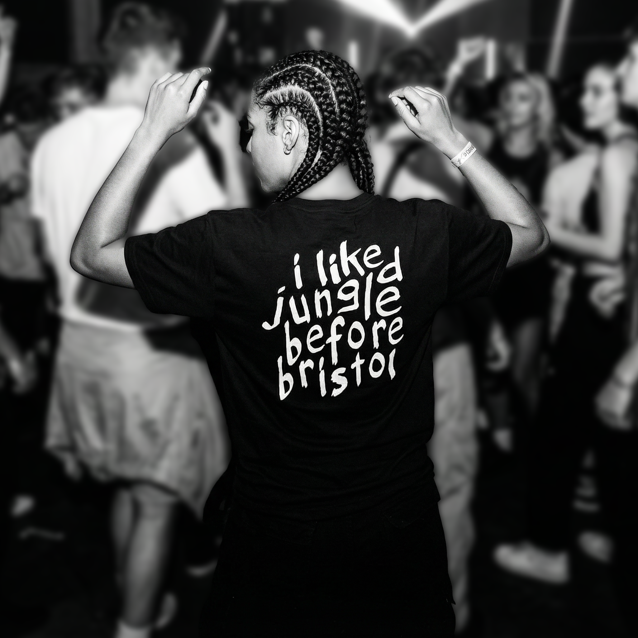 'i liked jungle before bristol' tshirt