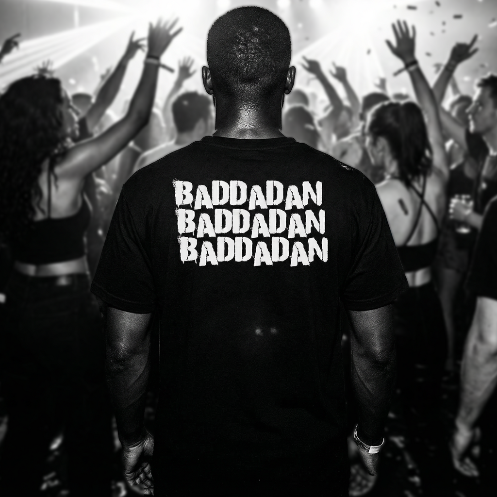 baddadan drum & bass t-shirt