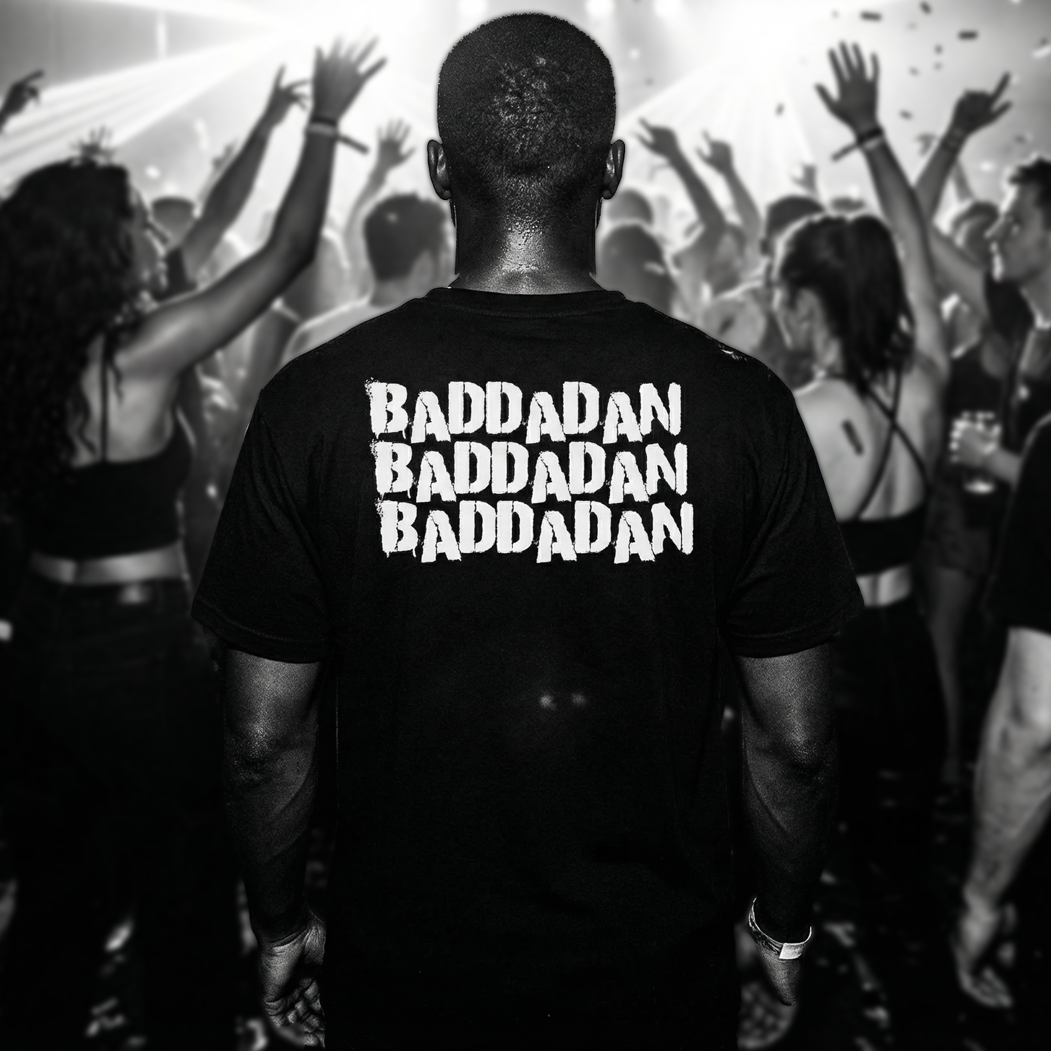 baddadan drum & bass t-shirt